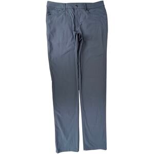 Lululemon ABC Pants Mens 34 Blue Stretch Athletic Casual Performance